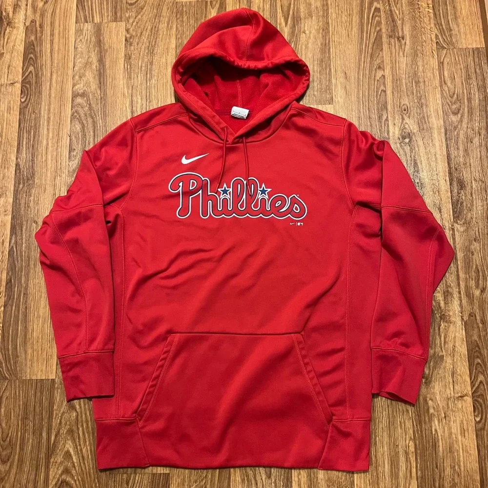 Nike Philadelphia Phillies Pullover Hoodie Therma-FIT MLB Baseball